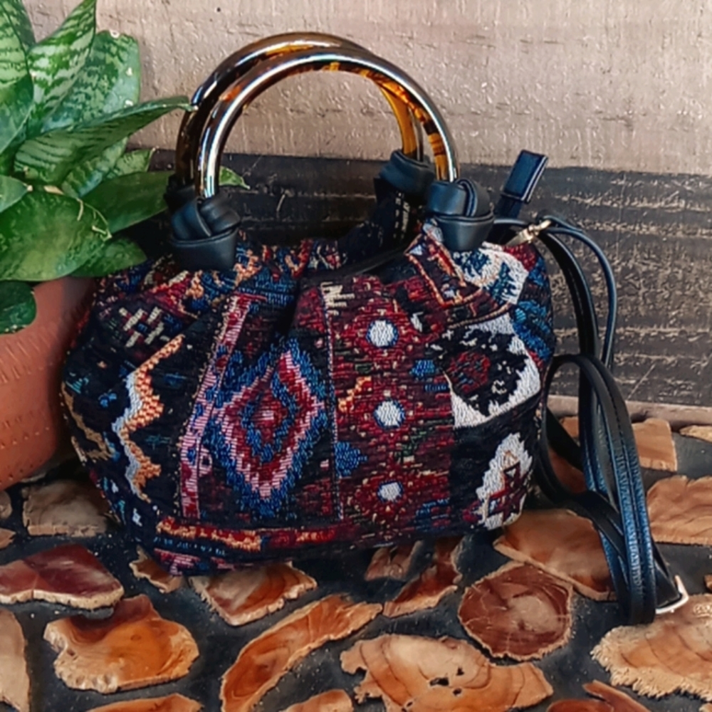 Elizabeth and James Tapestry Mini Purse